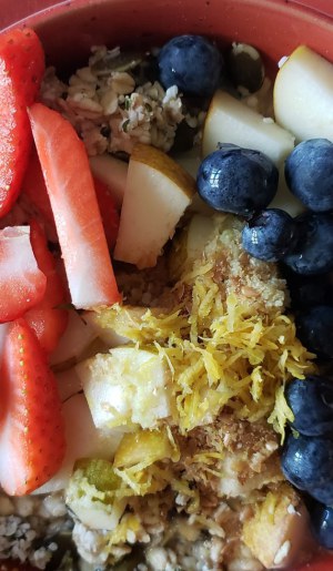 Erfrischende Zwischenmahlzeit